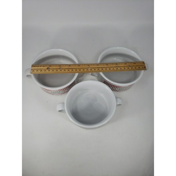 Tabasco Logo Chili Soup Stoneware Bowls Set of 3 with Handles Southwest Graphics - Picture 14 of 15